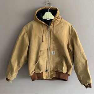 Vintage 90’s Carhartt Hooded Duck Jacket, men’s Medium